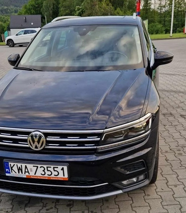 Volkswagen Tiguan cena 140000 przebieg: 98000, rok produkcji 2019 z Tychowo małe 352